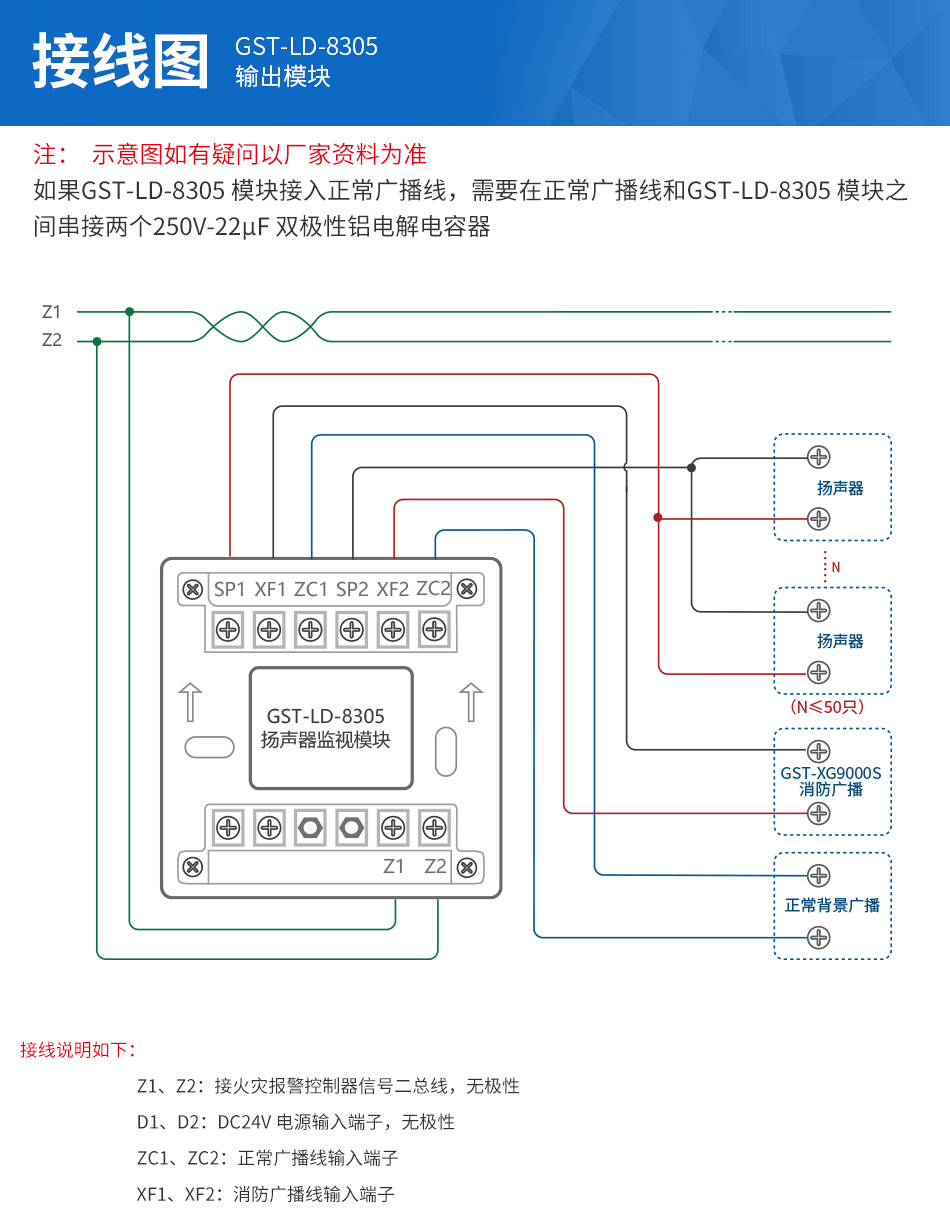 海灣GST-LD-8305輸出模塊