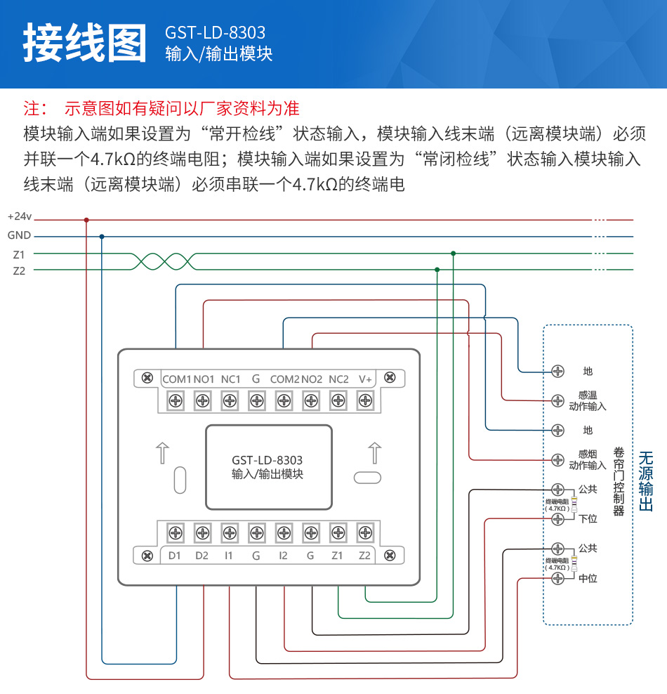 GST-LD-8303輸入輸出模塊產(chǎn)品特點(diǎn)