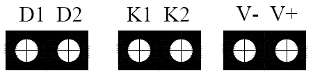 GST-BT001F獨(dú)立式可燃?xì)怏w探測器對外接線端子示意圖