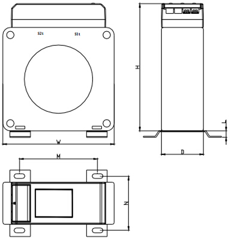 DH-GSTN5300/11探測器所接傳感器外形示意圖